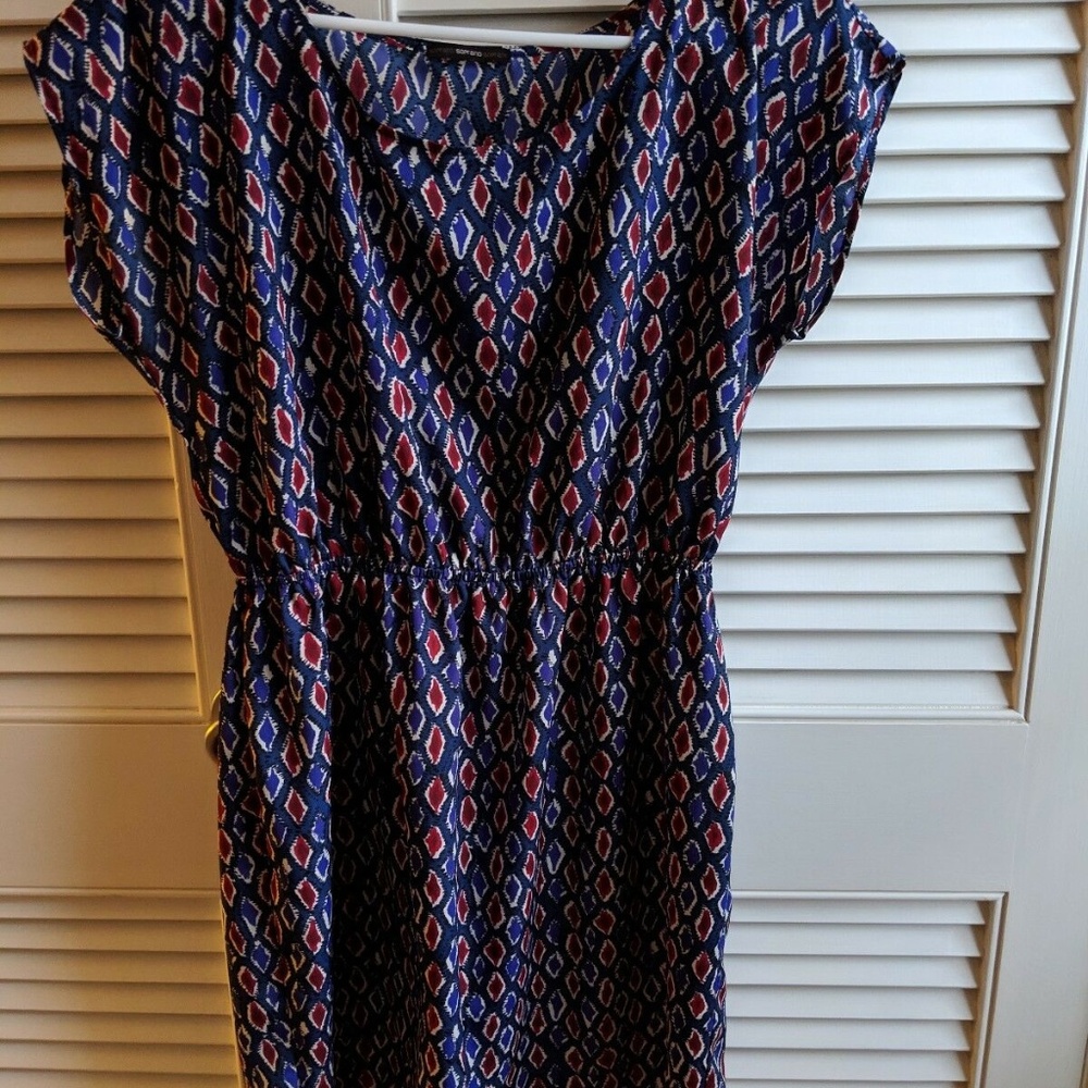 Soprano Dress Red White Blue M EUC